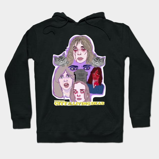 City of  the Living Dead Hoodie by attackofthegiantants